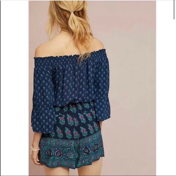 Anthropologie ett twa Kaleo Romper Size M Medium - Picture 5 of 11